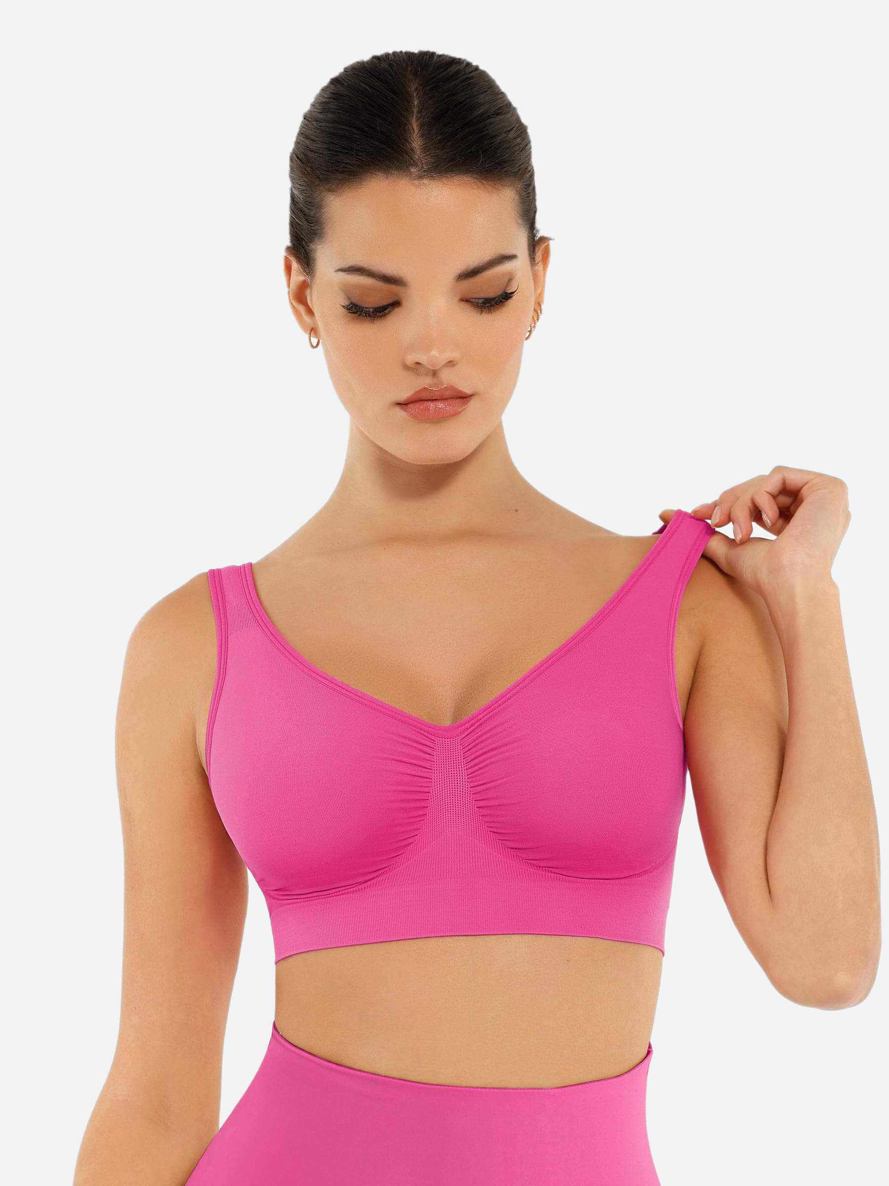 Shesways®No Underwire Wide Straps Everyday Bra