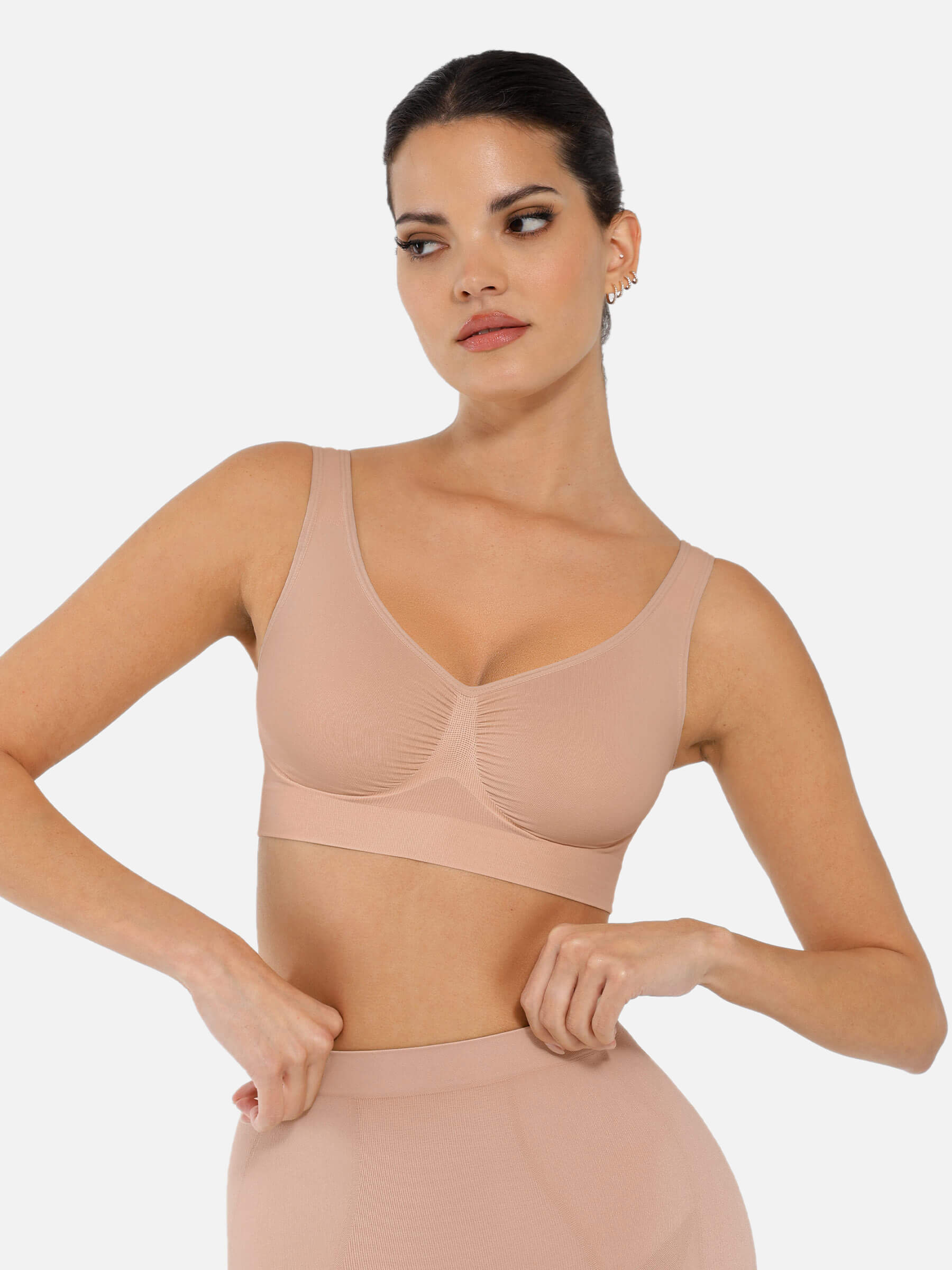 Shesways®No Underwire Wide Straps Everyday Bra