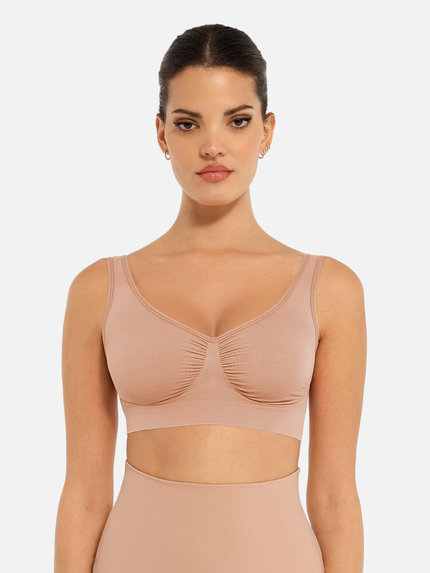 Shesways®No Underwire Wide Straps Everyday Bra