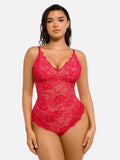 Shesways®Lace V Neck Full Bodysuit Underwear