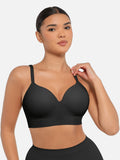 Shesways® Seamless Wireless Push Up Bra – Full Coverage Comfort