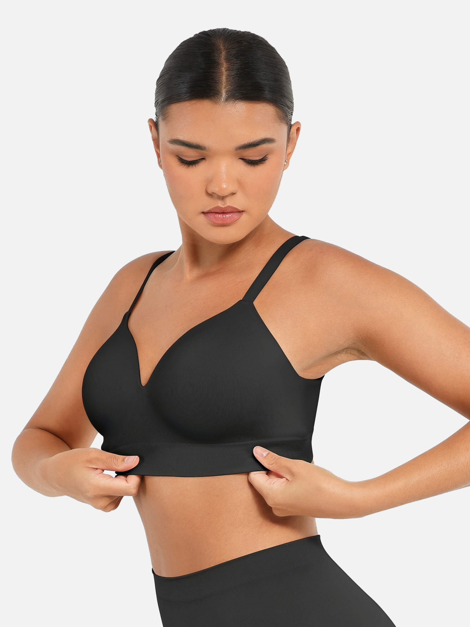 Shesways® Seamless Wireless Push Up Bra – Full Coverage Comfort