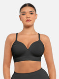Shesways® Seamless Wireless Push Up Bra – Full Coverage Comfort