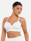 Shesways® Seamless Wireless Push Up Bra – Full Coverage Comfort