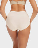 High-Waist Cotton Briefs with Extended Gusset & Antibacterial Lining (4 Pack)