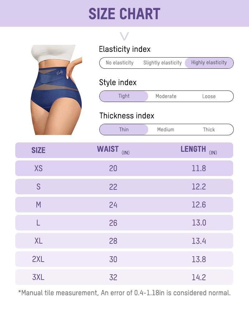 High-Waist Tummy Control Seamless Shaping Panties (4/6 Pack)