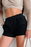 Shesways®Acceptable Compromise Corduroy Shorts (Black)