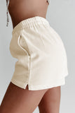 Shesways®Acceptable Compromise Corduroy Shorts (Whip Cream)