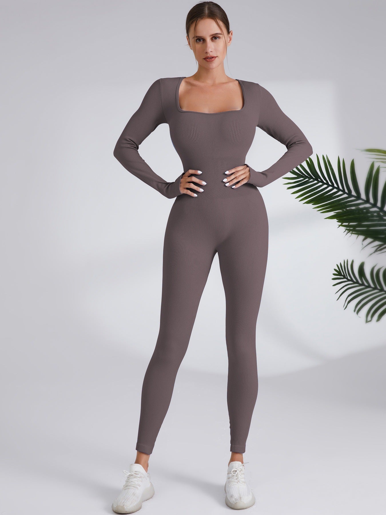 ShesWays® Long Sleeve Full Body Shaper Bodysuit