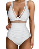 Shesways® Mesh Push Up Bathing Suit