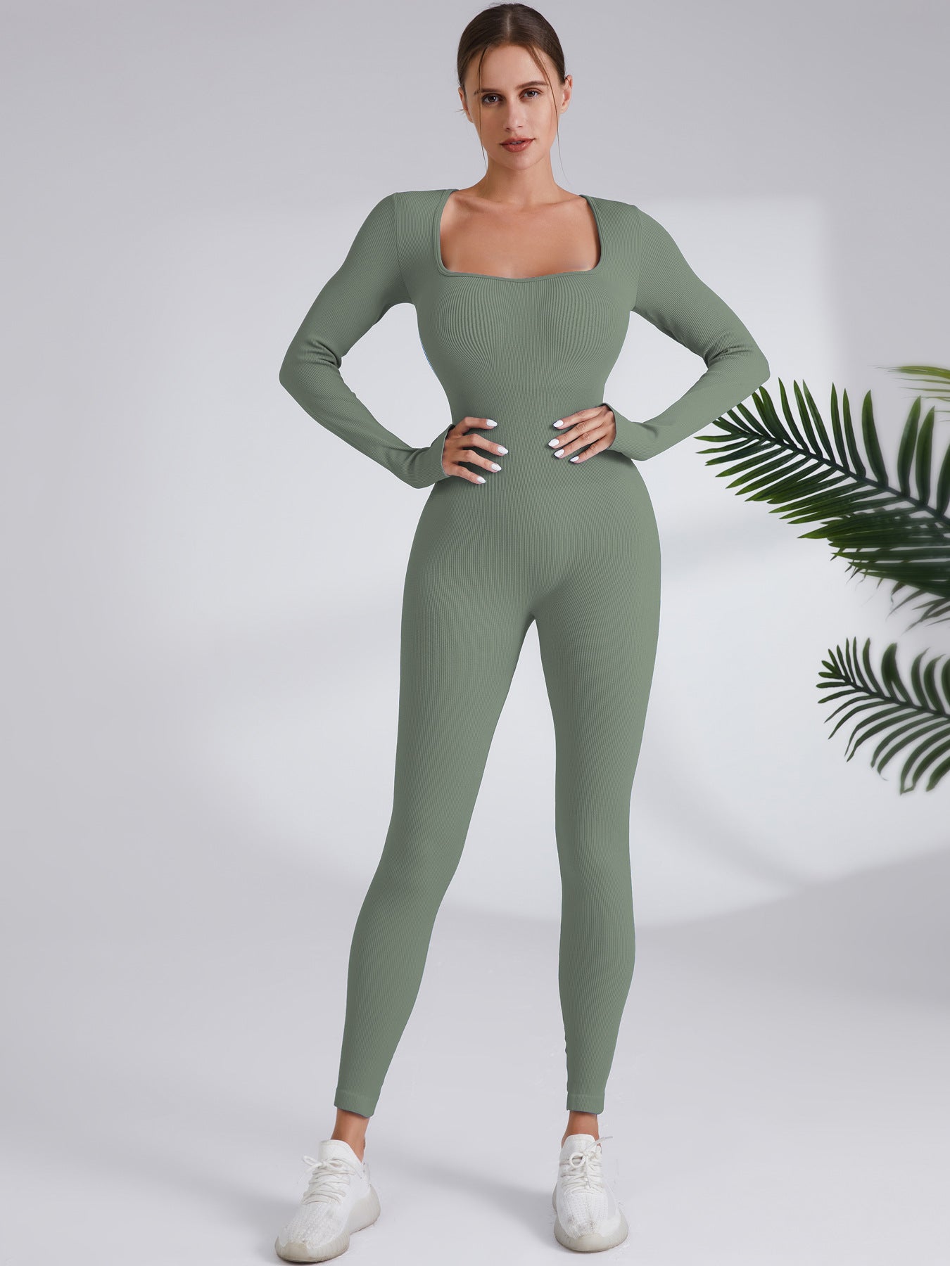 ShesWays® Long Sleeve Full Body Shaper Bodysuit