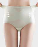 Seamless Ice-Silk High-Waist Tummy Control Panties (4/6 Pack)