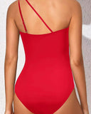 Shesways® Sculpting One-Shoulder Bathing Suit