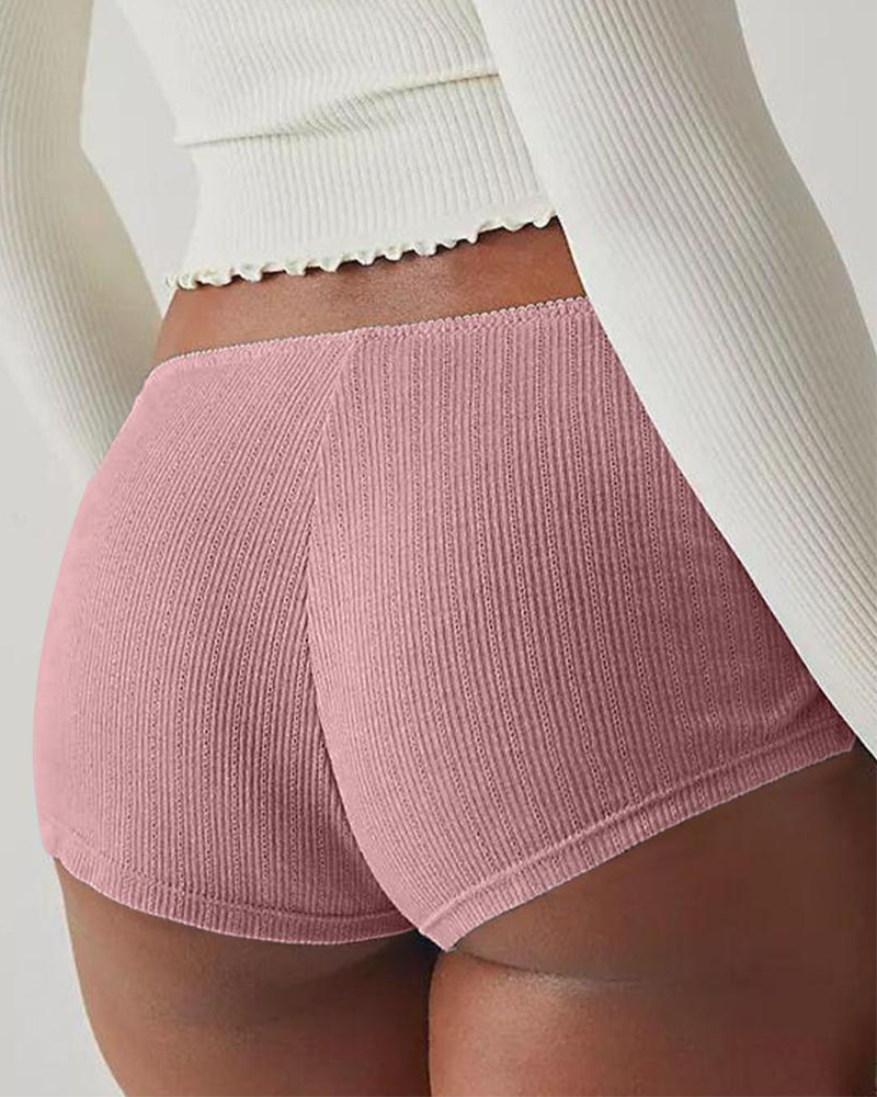 Shesways® Y2K Side Slit Micro Shorts for Women – Slim Fit Pajama Bottoms