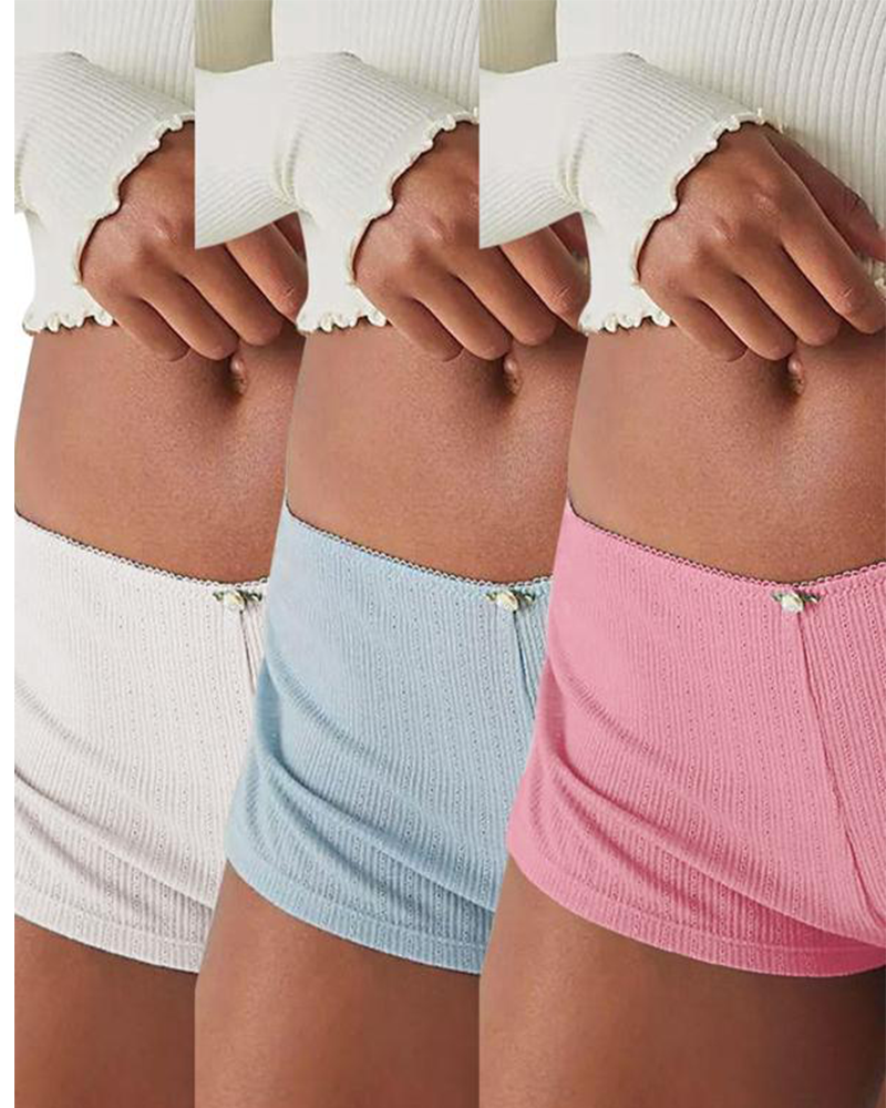 Shesways® Y2K Side Slit Micro Shorts for Women – Slim Fit Pajama Bottoms