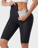Shesways® Women's 5/8 Length Zippered Sauna Pants for Intense Workouts