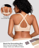 Shesways® Soft Full Coverage Scalloped Wireless Jelly Bra