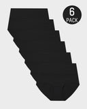 Seamless High-Waist No Show Comfort Panties (6 Pack)