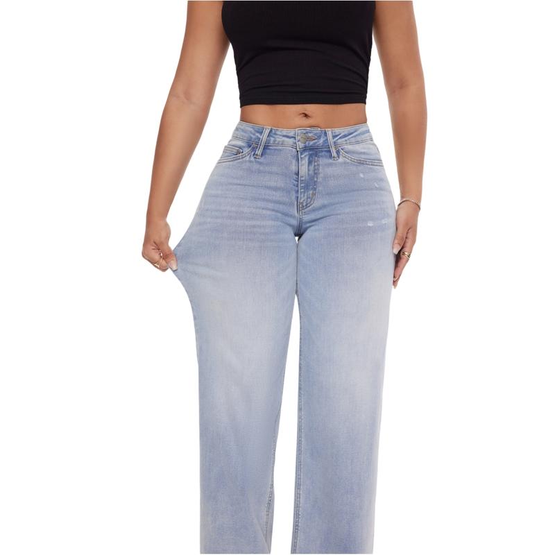 Shesways® Relaxed Rebel Plus-Size Stretch Jeans