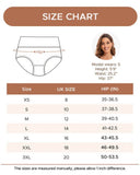 Women’s High Waisted Cotton Panties 5-Pack – Soft, Breathable Full Coverage Briefs