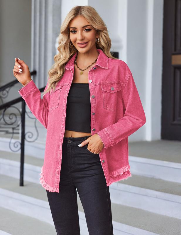 Street Edge Vintage Jean Shacket – Relaxed Oversize Fit