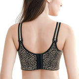 Shesways®"Add Two Cups" Leopard Plus Size Padded Push Up Bra