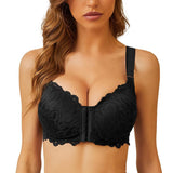 Shesways®"Sexy  Lace" Comfortable Front Closure Wireless Bra