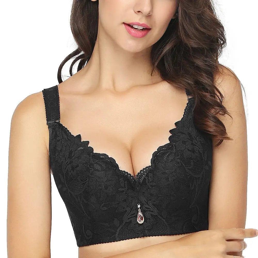 Shesways®The U-shaped back Underwire Lace Bra