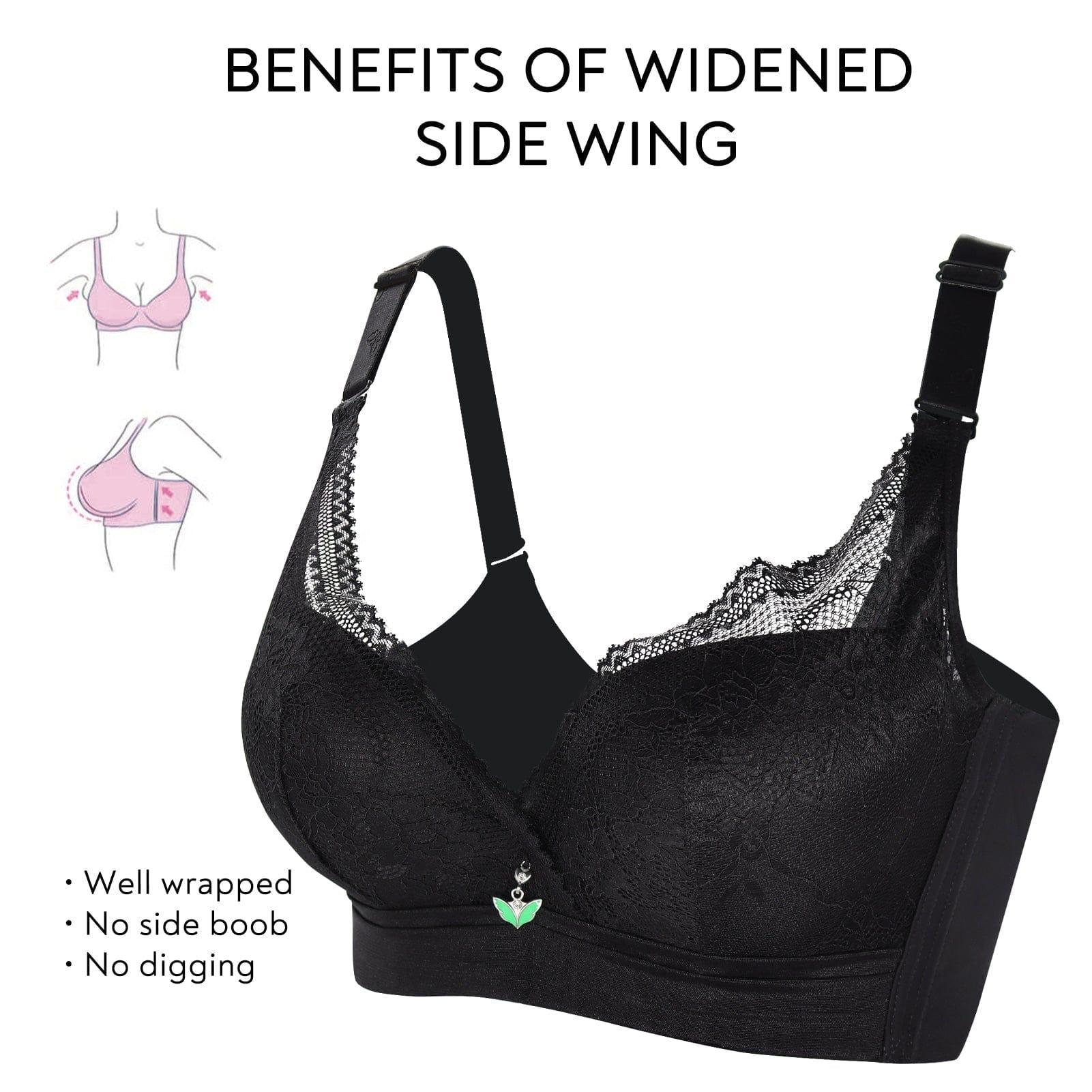 Shesways®"Redefines Comfort" Push up Underwire Lace Bralette