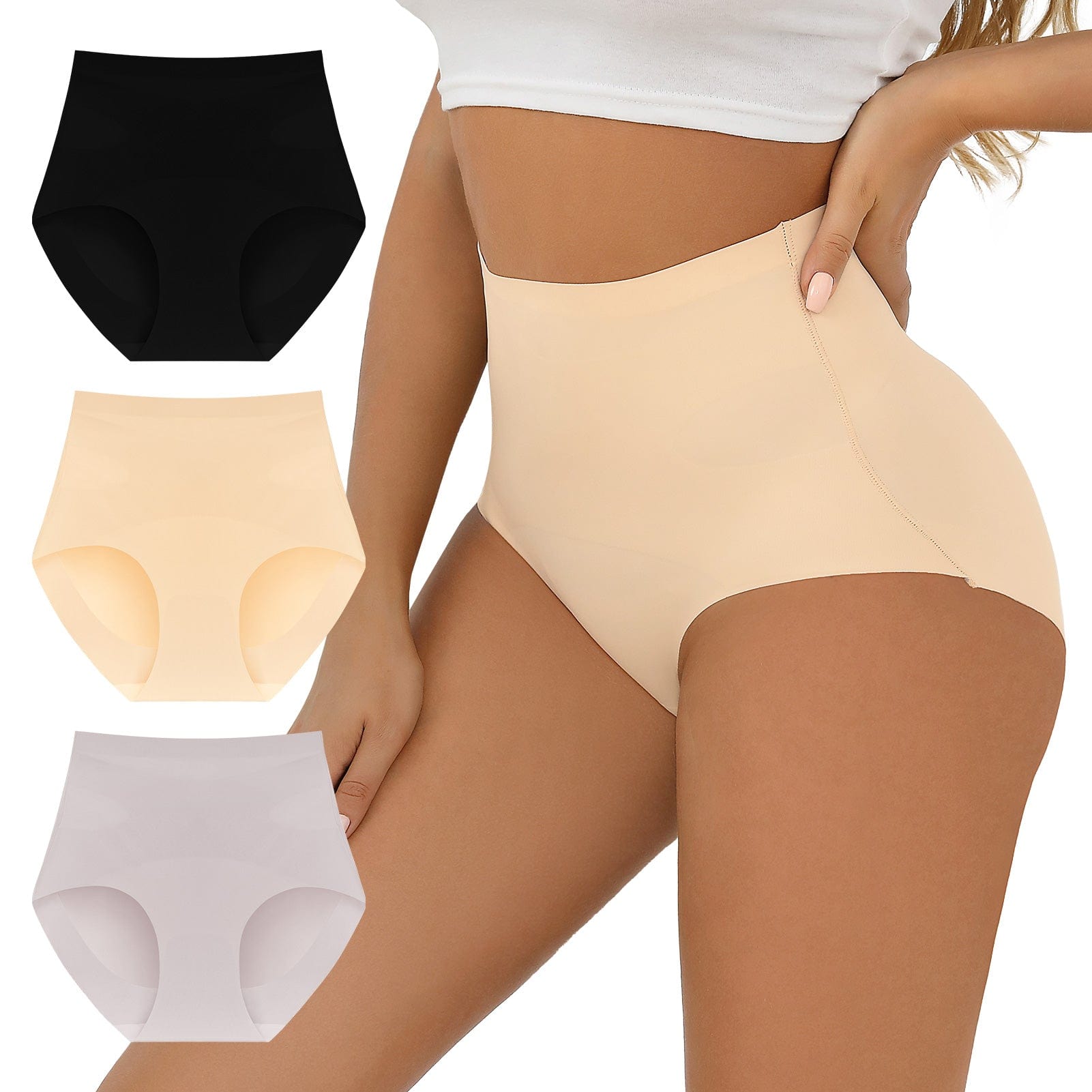 Shesways®Seamless Tummy Control High Waisted Underwear