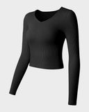 Long Sleeve Fitted Shaping Tee