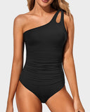 Shesways® Sculpting One-Shoulder Bathing Suit