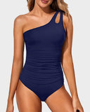 Shesways® Sculpting One-Shoulder Bathing Suit