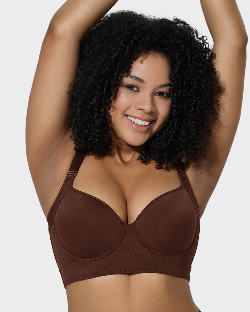 Shesways® Back Smoothing Underwire Push Up Bra
