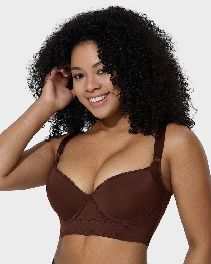Shesways® Back Smoothing Underwire Push Up Bra