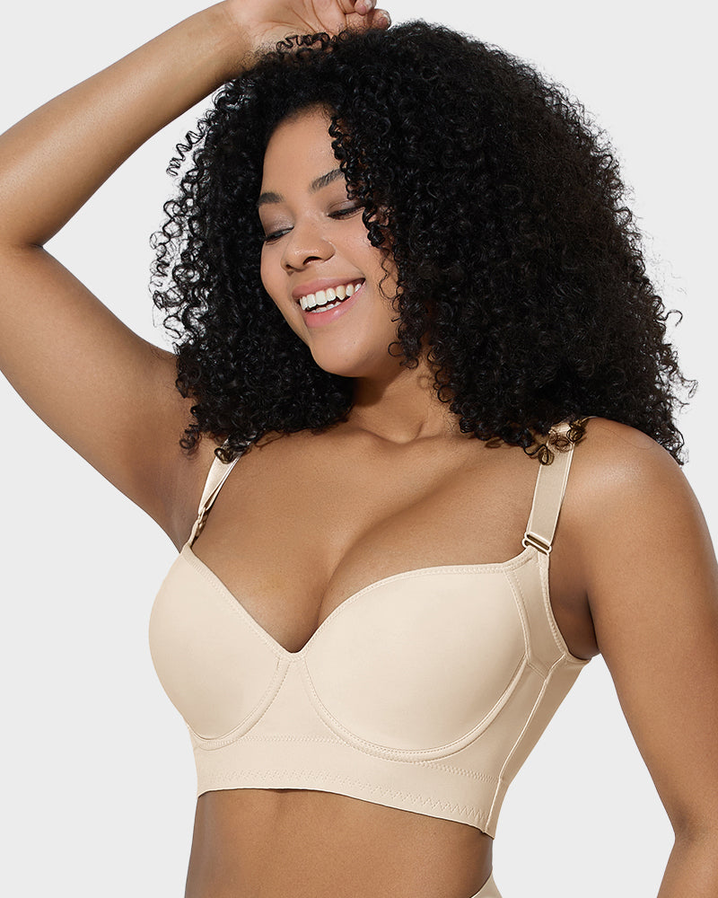 Shesways® Back Smoothing Underwire Push Up Bra