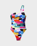 Shesways® Sculpting One-Shoulder Bathing Suit