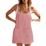 Casual Striped Denim Dress