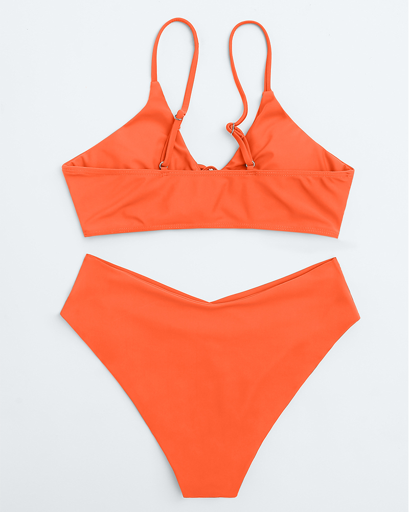 Shesways® Women's Cheeky V Cut Bikini Set