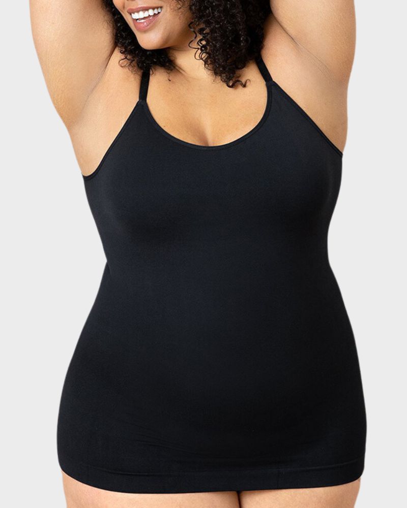 ShesWays® Essentials Every Day Scoop Neck Tummy Cami