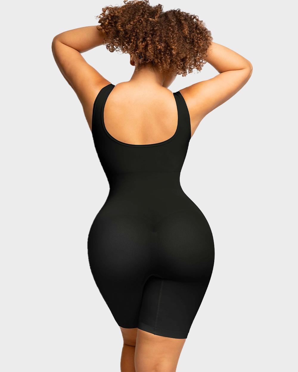 ShesWays® Seamless Sculpting Mid Thigh Bodysuit