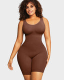 ShesWays® Seamless Sculpting Mid Thigh Bodysuit