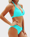 Shesways® Vintage Halter Neck Bikini Swimsuit Set