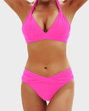 Shesways® Vintage Halter Neck Bikini Swimsuit Set