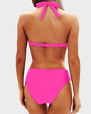 Shesways® Vintage Halter Neck Bikini Swimsuit Set