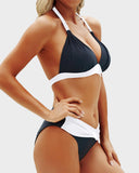 Shesways® Vintage Halter Neck Bikini Swimsuit Set